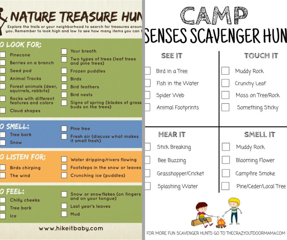 CampNature Scavenger Hunt