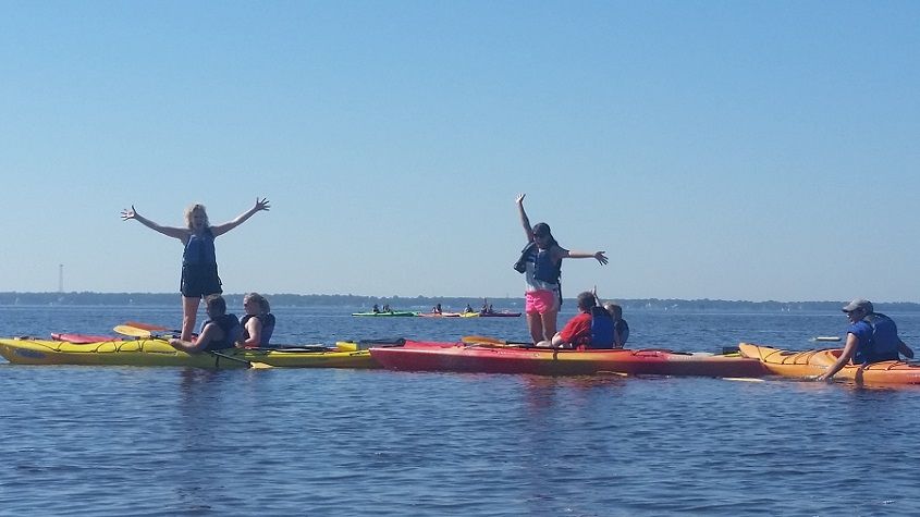 kayak team building